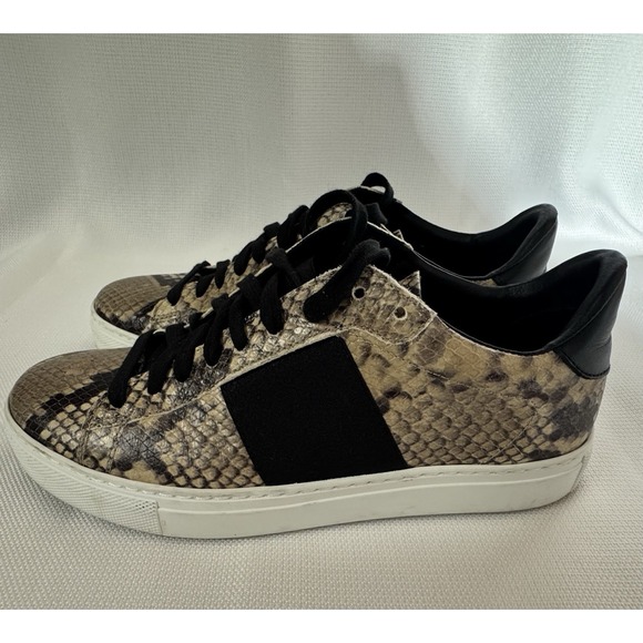 M. Gemi Shoes - M. Gemi Woman's The Volata Snakeskin Print Leather Sneaker Size IT37 US 7